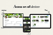 Plant journal - Notion template, a Websites & App Template by Iasan Design (Thumbnail 9 of 11)