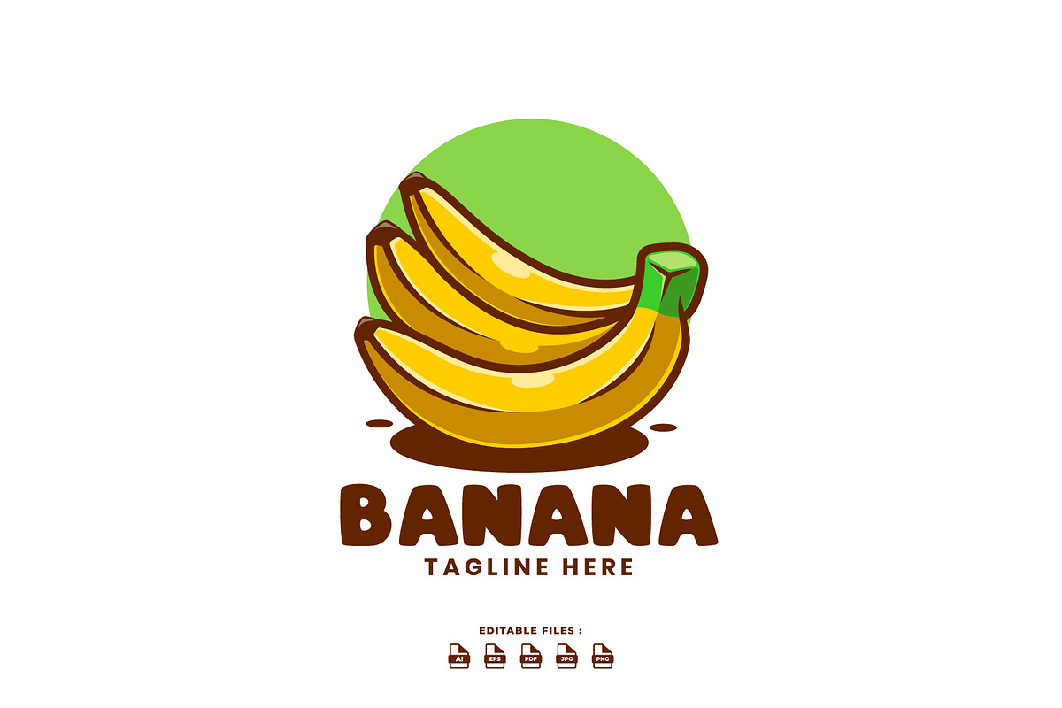 Banana Logo Template, a Branding & Logo Template by Signatoro
