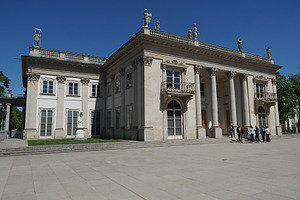 Palace on the isle in Lazienki Park in Warsaw, a Photo by WorldOfPhotos