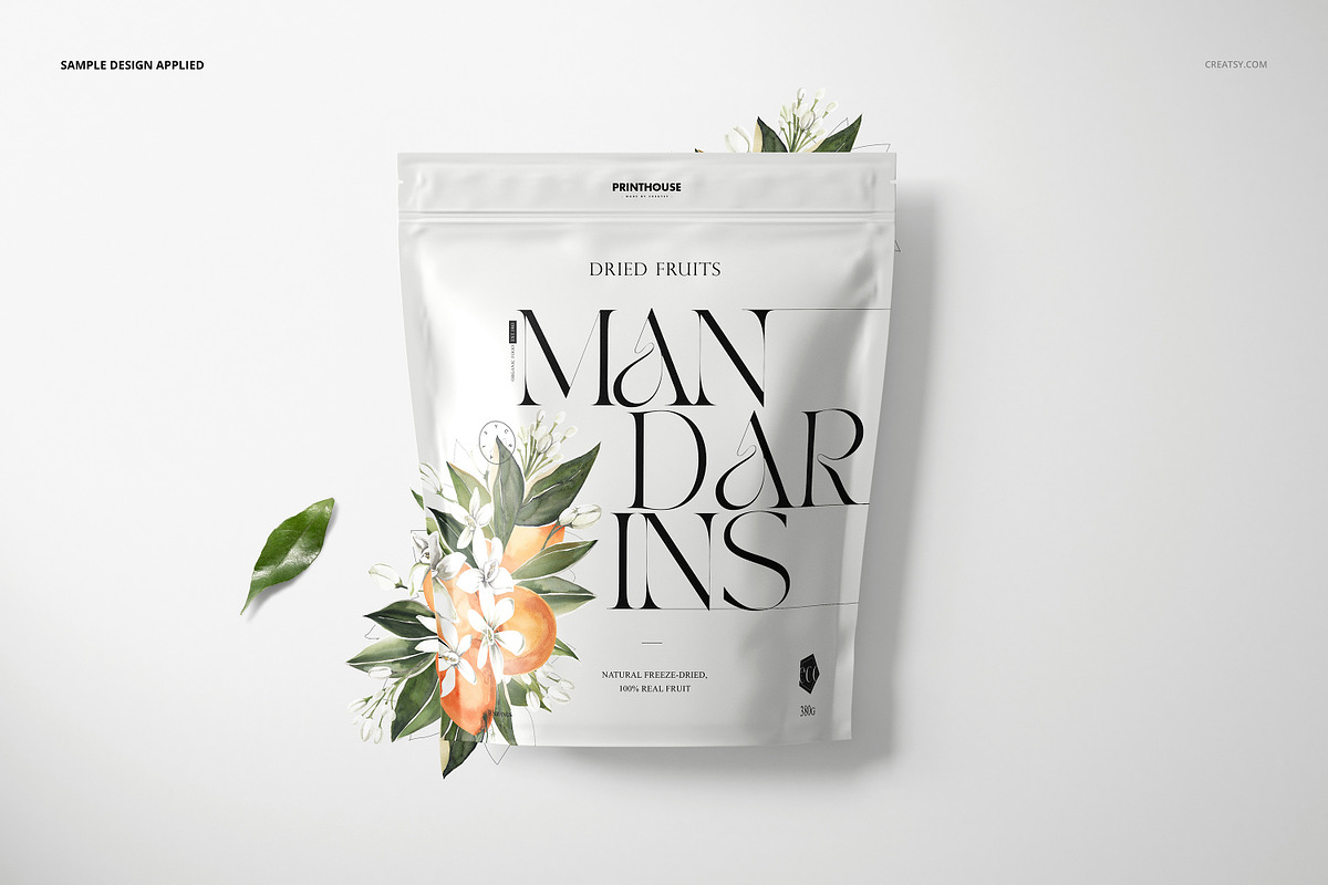 Stand Up Zip Lock Pouch Mockup Set 3, a Household Mockup by creatsy5 (Photo 3 of 9)