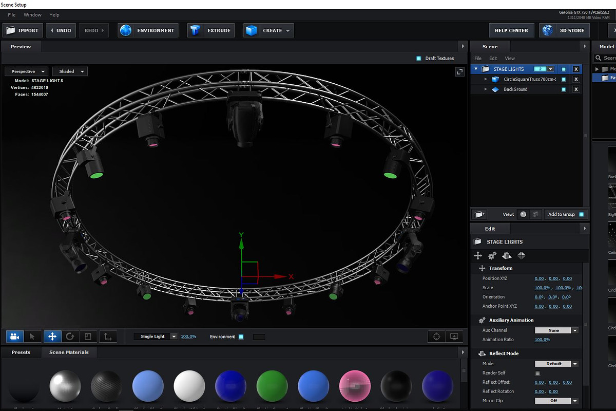 Circle Square Truss 700cm-StageLight, a Templates & Theme by akerStudio (Photo 21 of 21)