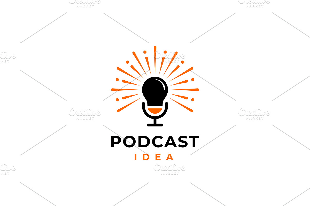 Podcast Idea Logo, a Branding & Logo Template by onripusindo
