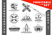 18 Snowboarding Logos Templates, a Branding & Logo Template by Art Design (Thumbnail 1 of 26)