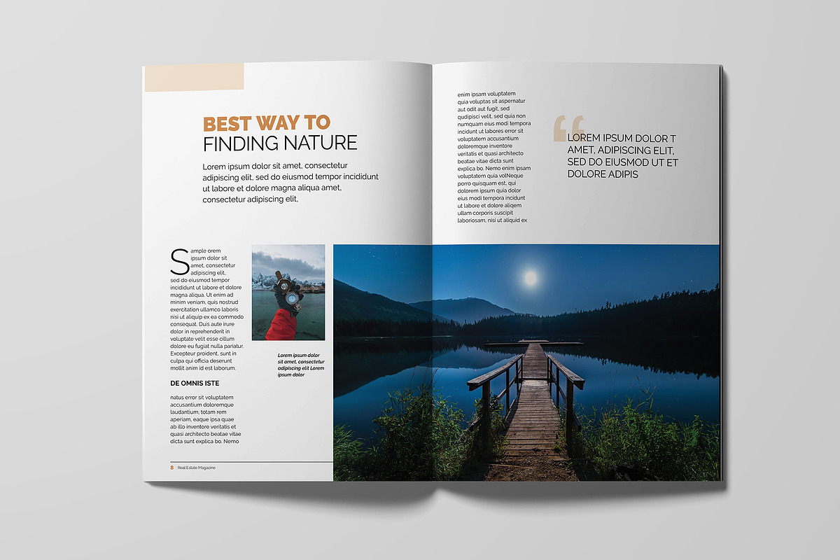 Travel Magazine Template, a Magazine Template by xtratimebd (Photo 4 of 10)