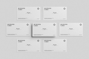 Realistic Business card Mockup, an Advertising Mockup by Se٧enStudio