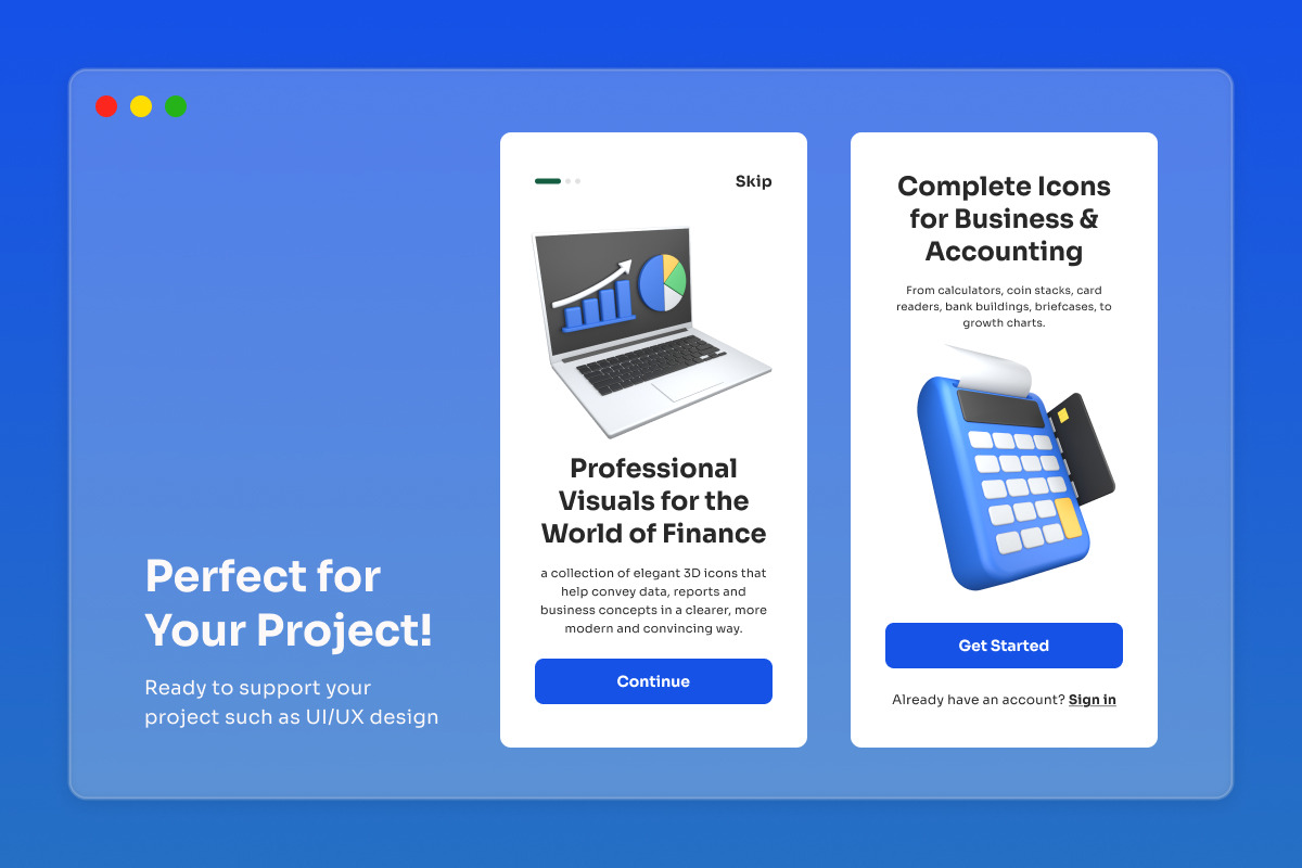 Finance & Accounting 3D Icon Pack, a Finance Illustration by twinstd (Photo 6 of 7)