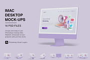 iMac Desktop Mockup Bundles, a Mac Mockup by Graphic Aesthetic (Thumbnail 1 of 22)