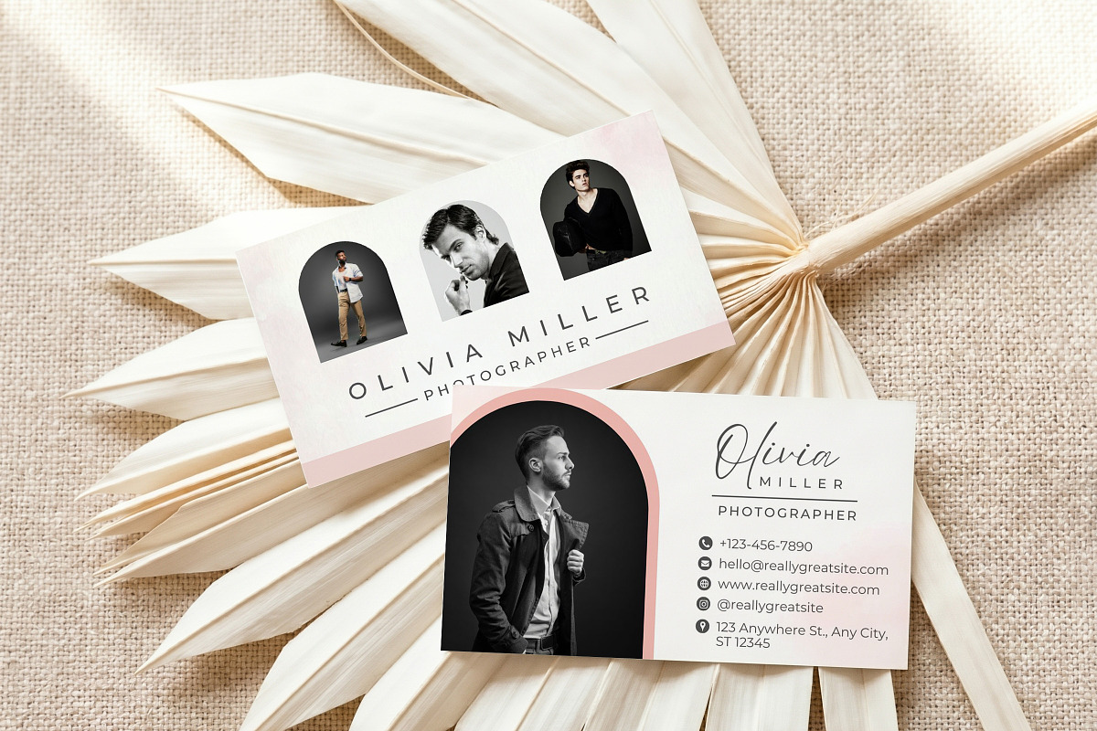 Photographer Business Card Template, a Business Card Template by Arslan (Photo 2 of 6)