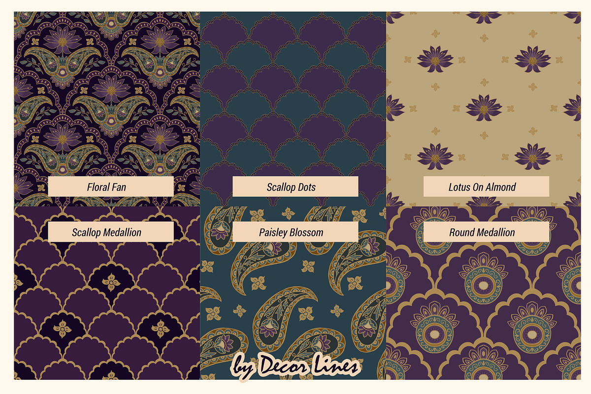 Midnight Saffron, a Decorative Illustration by Decor Lines (Photo 2 of 10)