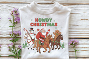 Howdy Christmas Cowboy PNG, an Illustration by CraftArtStudio (Thumbnail 3 of 4)