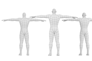 Hero Male in T-Pose Base Mesh, a Characters & Person 3D Model by VK Studio (Thumbnail 6 of 22)