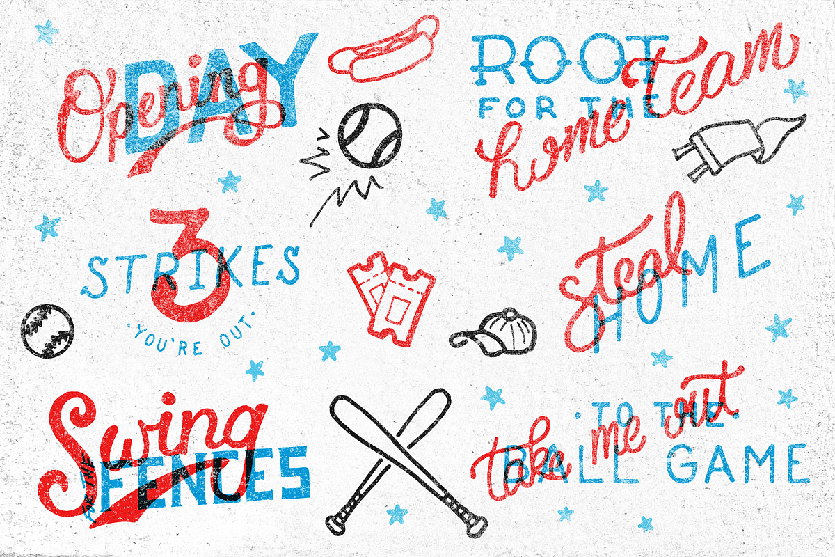 Take Me Out to the Ball Game, a Sport Illustration by JoshuaRed Design (Photo 2 of 8)