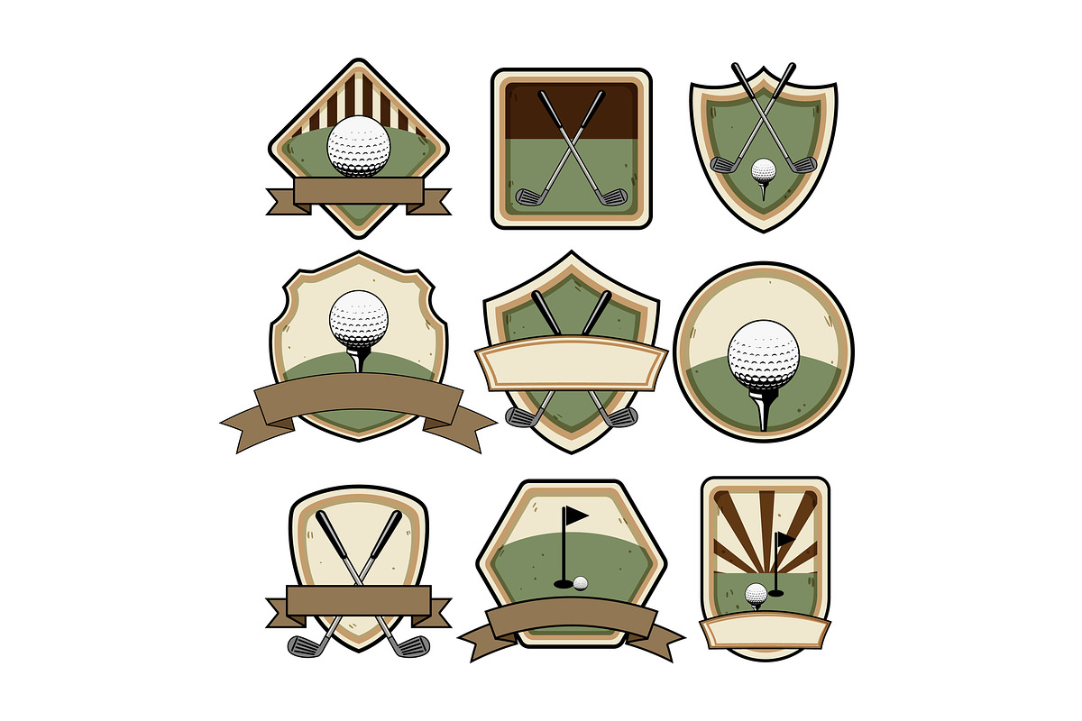 Collection of golf sport club, an Object Graphic by pikepicture (Photo 1 of 3)
