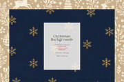 100 Elegant Christmas Backgrounds, a Background Graphic by PeDe Designs (Thumbnail 12 of 17)