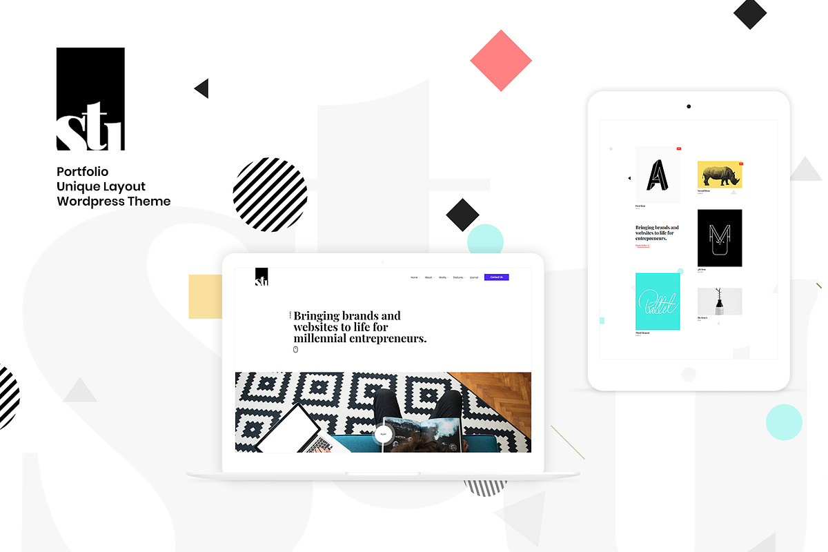 Stunsig - Creative WordPress Theme, a WordPress Template by mthemesnet