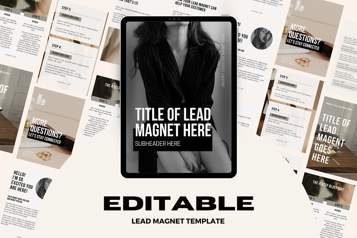 Lead Magnet Template, a Design Template by TheWayfarerShoppe (Photo 2 of 5)