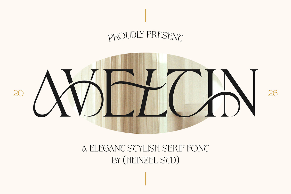 Aveltin Elegant Stylish Serif Font, a Serif Font by Heinzel Std (Photo 1 of 16)