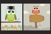 Owl Illustrations, an Education Illustration by Seyyahil (Thumbnail 5 of 5)