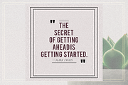 GRUNGE Social Media Quote Banners, a Social Media Template by Vova (Thumbnail 3 of 10)