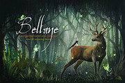 Beltane Fires Watercolor Collection, an Illustration by Fluffy Unicorn (Thumbnail 1 of 13)