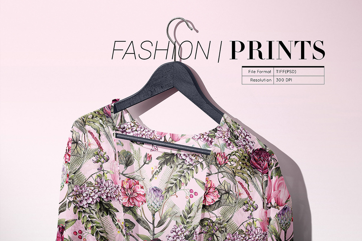 Soft Blossom Watercolor Floral Print, a Pattern Graphic by TSTUDIO (Photo 9 of 10)