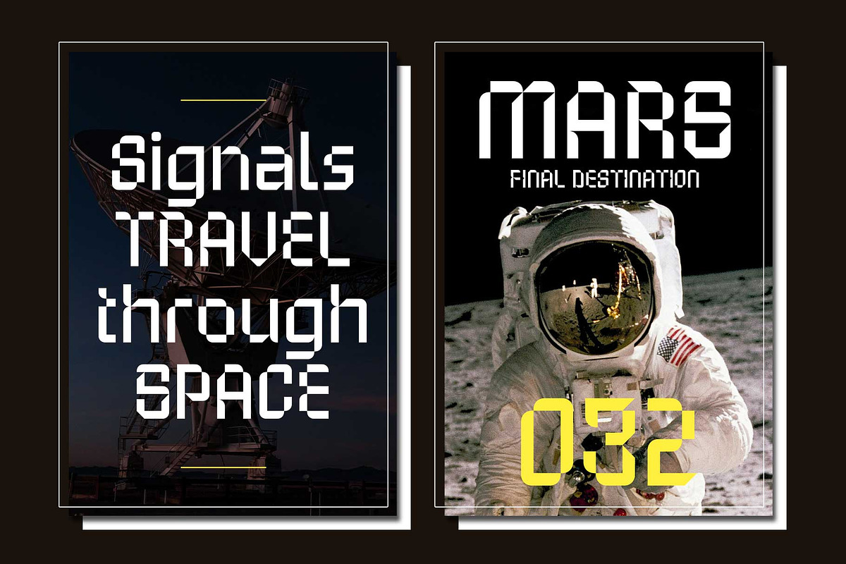 Bytalion - Futuristic Font, a Font by Arterfak Project (Photo 4 of 13)
