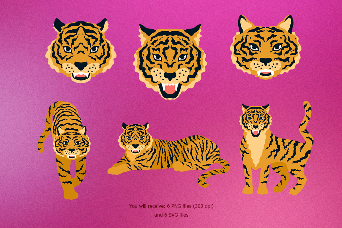 Tiger Head SVG Cricut, tiger vector, an Object Graphic by CreativeByLu (Photo 3 of 4)