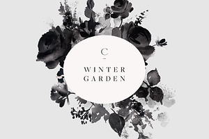 Winter Garden Clip Art