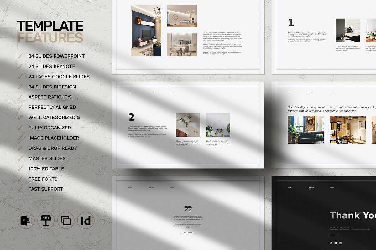 Portfolio Template, a Brochure Template by White Graphic (Photo 3 of 8)