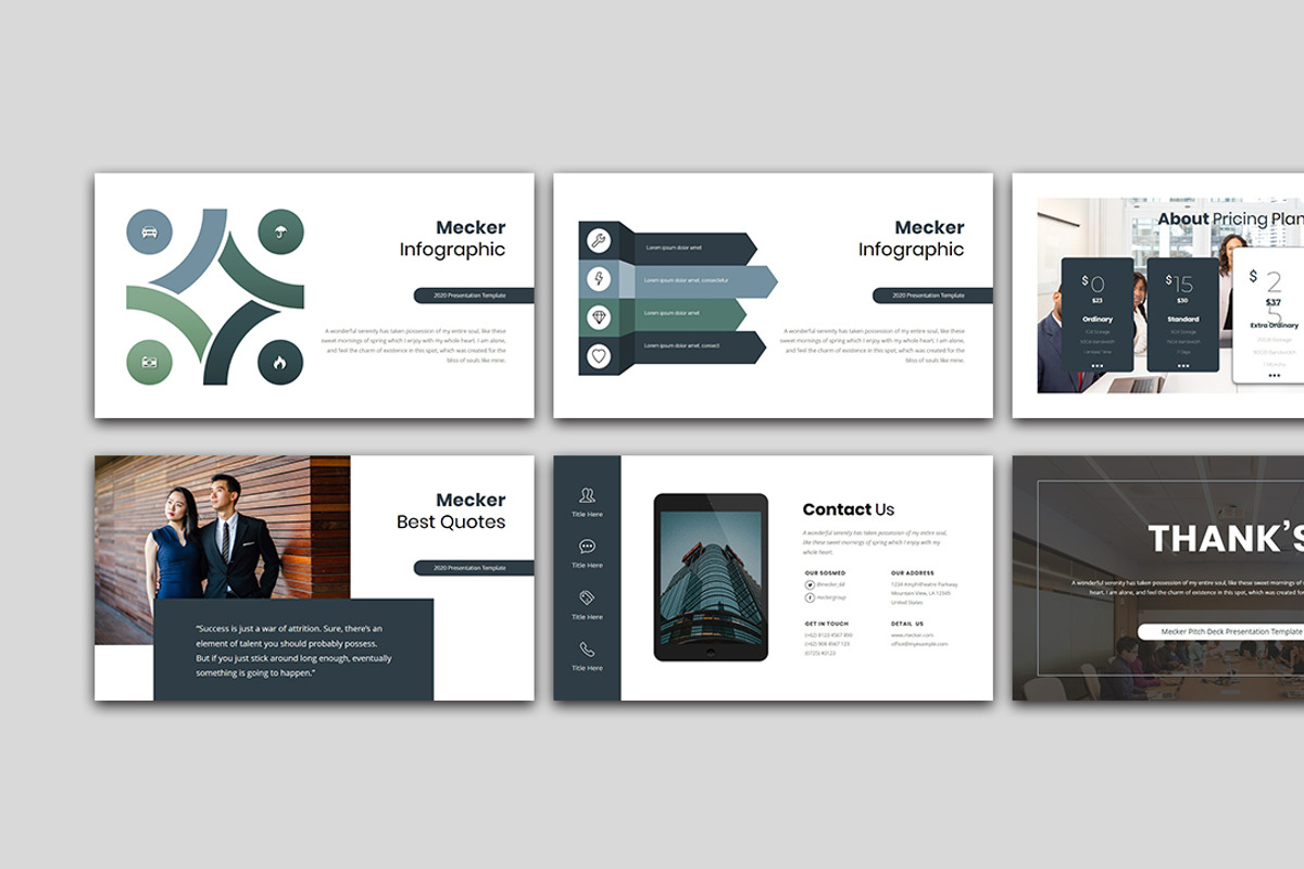 Mecker - Pitch Deck Google slide, a Presentation Template by Raseuki (Photo 6 of 6)
