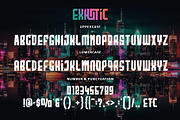 Exhotic – Industrial Bold Sans Serif, a Sans Serif Font by Letterara (Thumbnail 8 of 11)