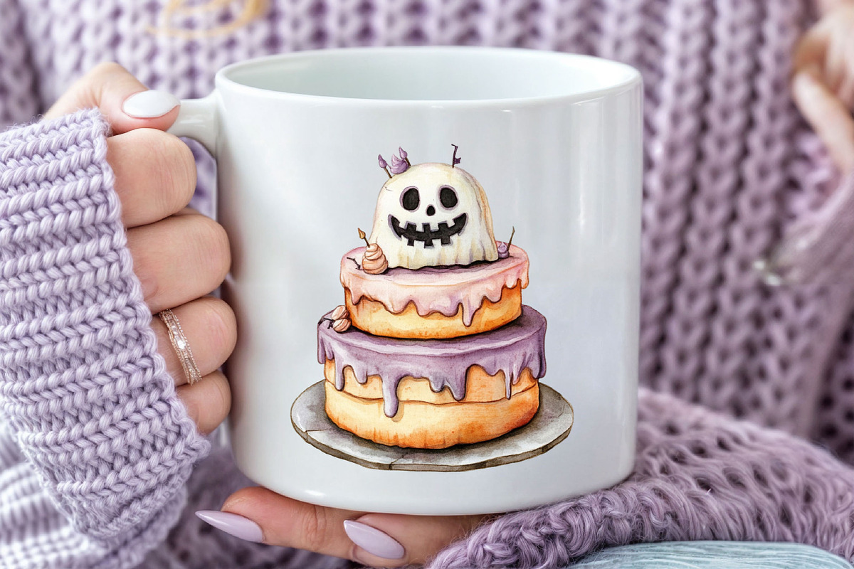 Pastel Halloween Tea Party Clipart, an Illustration by Pixels.Craft (Photo 5 of 7)
