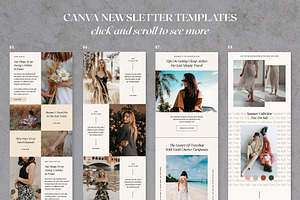 Selena - Canva Newsletter Templates