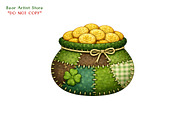 St. Patrick’s Day Patch Work PNG, an Illustration by GlitterCraft (Thumbnail 27 of 101)