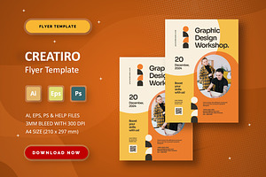 Creatiro - Flyer Template, a Flyer Template by StreaksideStd