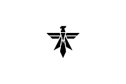 Minimalist Modern Eagle Logo, a Branding & Logo Template by Luxury Logos (Thumbnail 3 of 4)