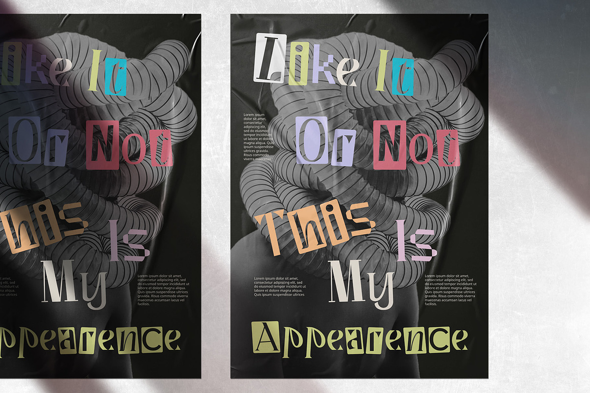 CS Goenka – Collage Font, a Sans Serif Font by Craft Supply Co. (Photo 6 of 8)