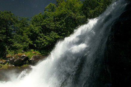 At night, under the light of stars., a Photo by Pictures for you!!!!!!!!!