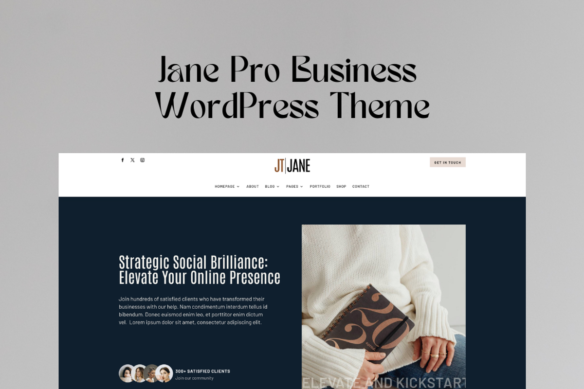 Business Jane Pro WordPress Divi 5, a WordPress Template by Lovely Confetti (Photo 5 of 5)
