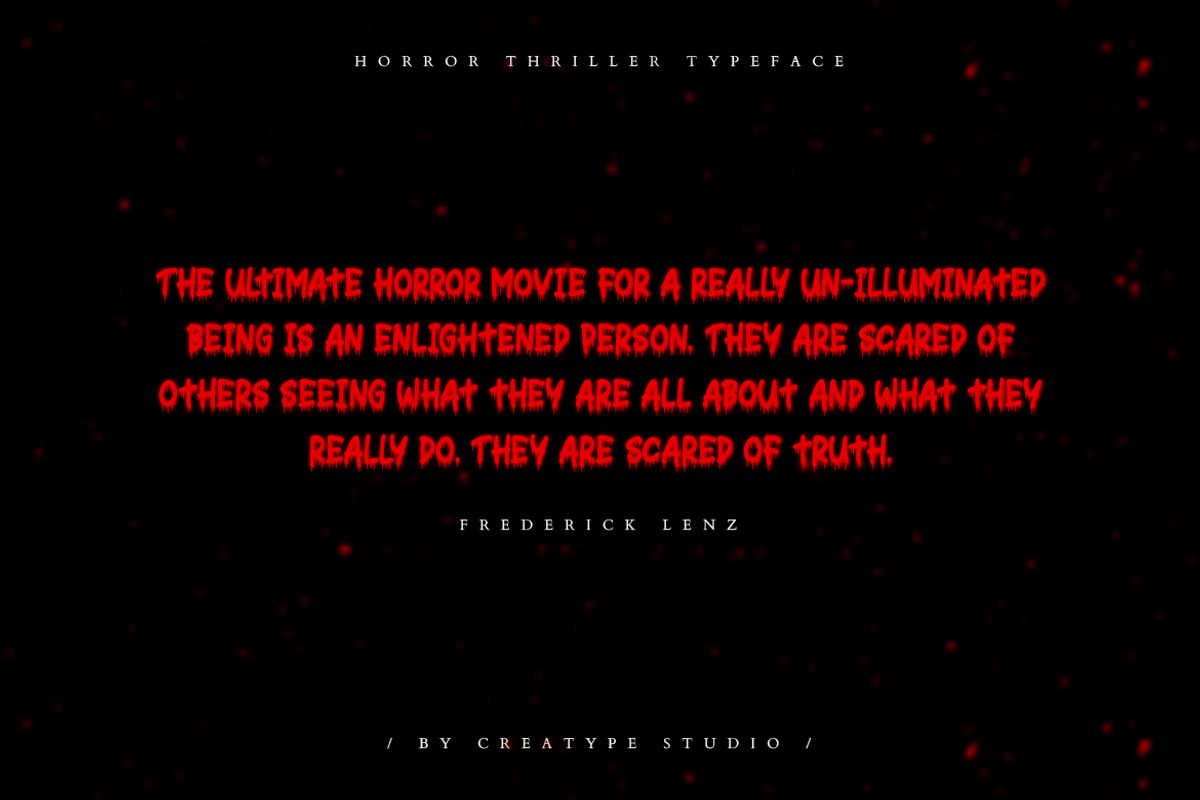 Nightmare Thriller Business Font, a Font by Creatype Studio (Photo 4 of 9)