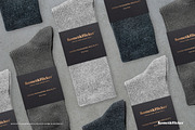 Socks Packaging Mockups, a Shirt Mockup by Komet & Flicker (Thumbnail 7 of 9)