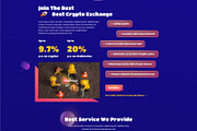 Cryptocurrency Website Template, an UI Kit Template by Ordain IT (Thumbnail 3 of 6)