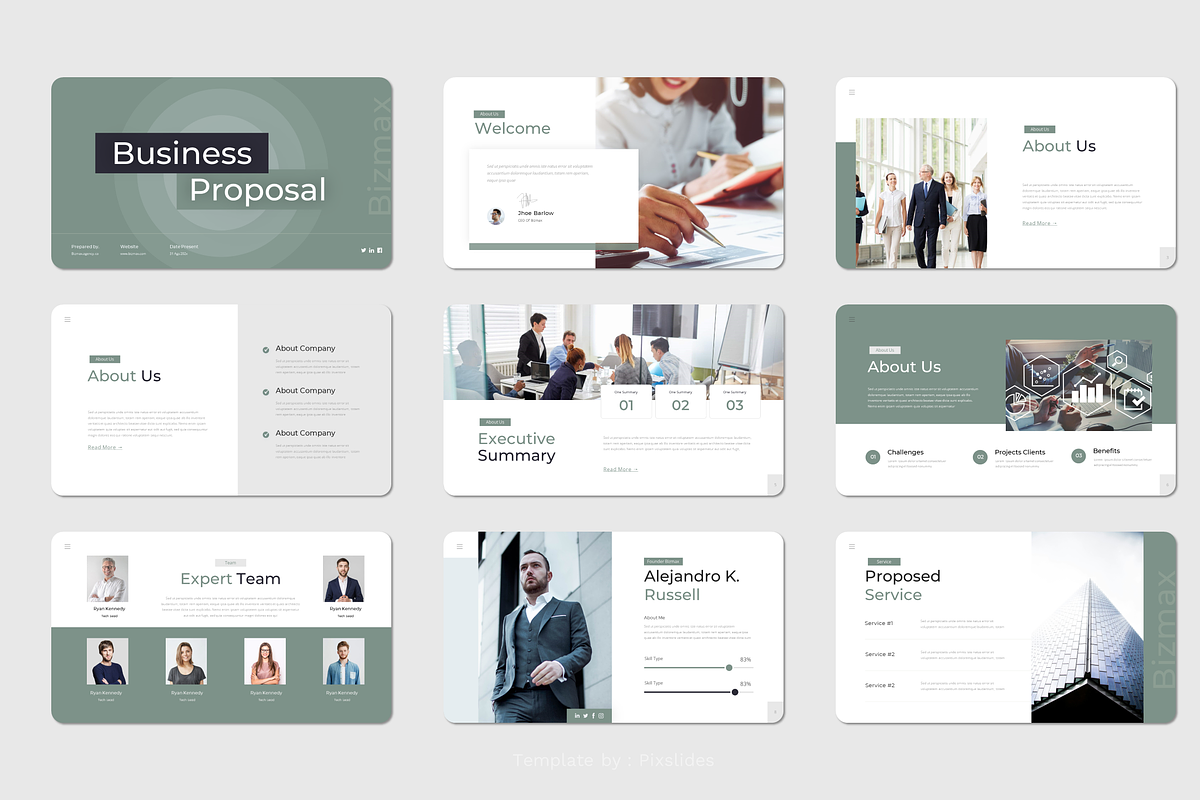 Business Project Proposal Powerpoint, a Presentation Template by Pixslides (Photo 2 of 4)