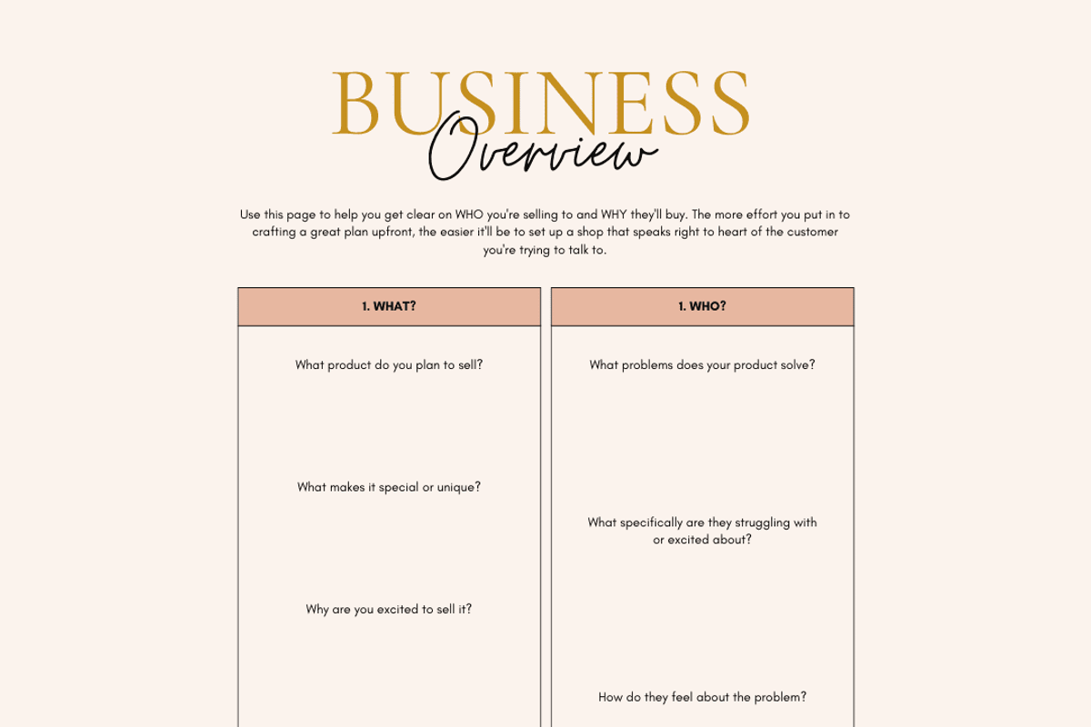 Shopify Planner, a Marketing Template by Brand Your Biz Co. (Photo 7 of 10)