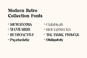 Modern Retro Font Bundles, a Serif Font by UICreative (Thumbnail 7 of 14)