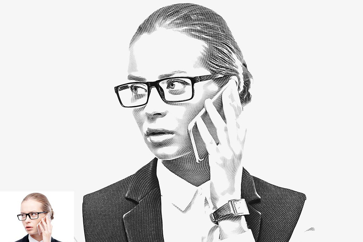 Advanced Engraving Effect Pa Action, an Action Add-On by Studio Retouch (Photo 11 of 11)