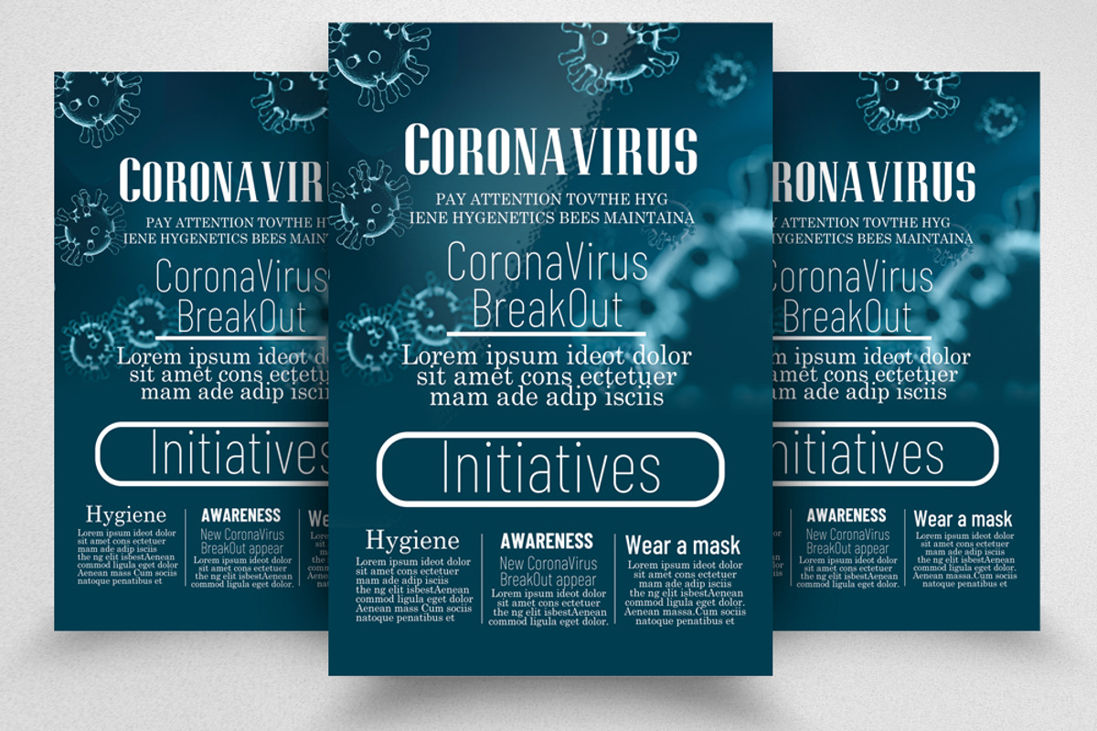 Coronavirus Safety Initiatives Flyer, a Flyer Template by Business Flyers (Photo 1 of 2)
