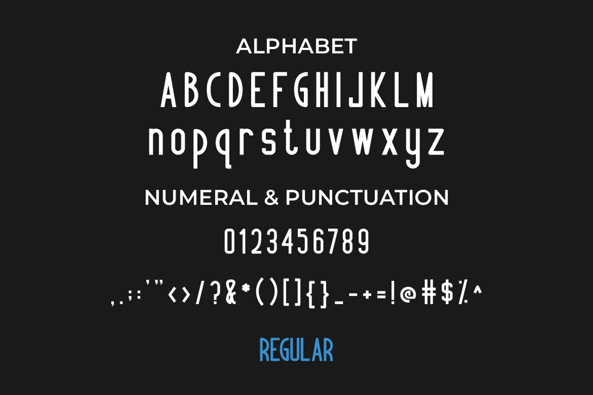 Angong Font 5 Type, a Sans Serif Font by MaikoHatta (Photo 2 of 6)
