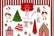 Whimsy Christmas. Watercolor art., an Object Graphic by ma_i_vi (Thumbnail 3 of 10)