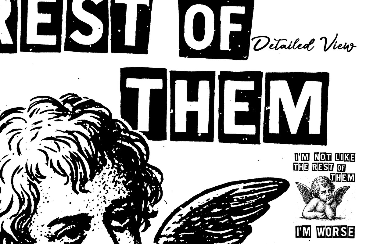 Zine Style Png Graphics Collection, an Illustration by Heather Green Designs (Photo 2 of 10)